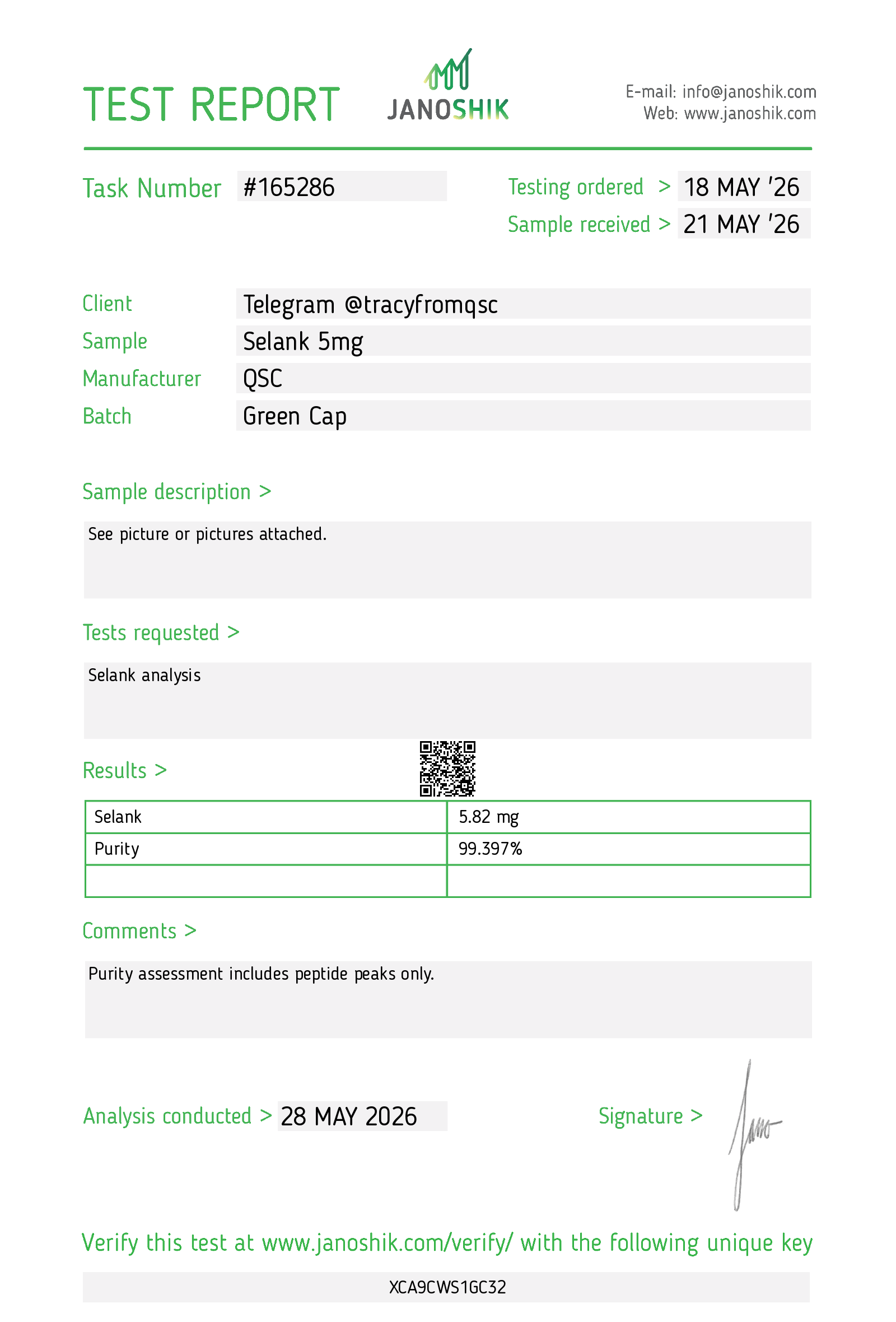 Selank 5mg Selank 5mg - Image 2