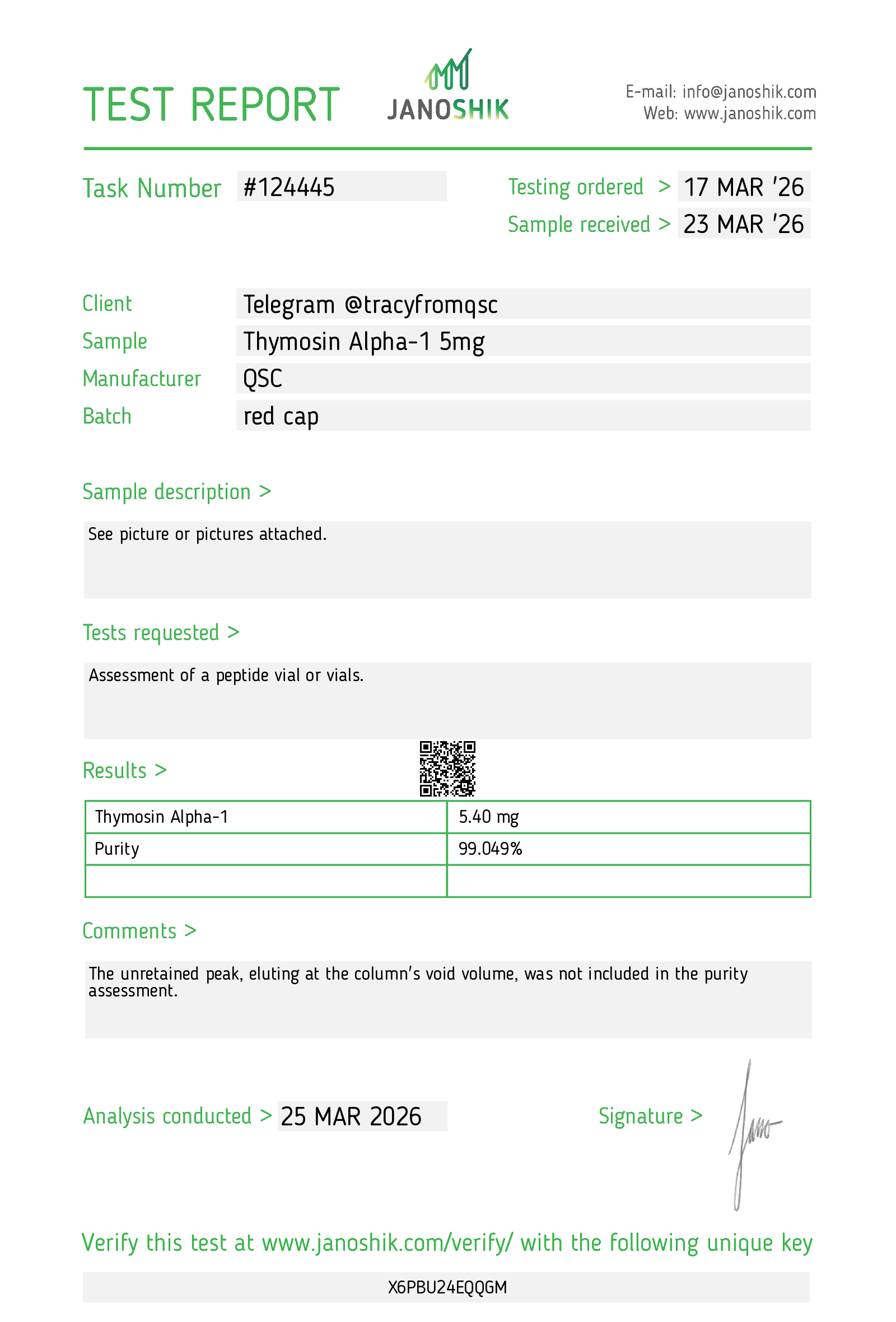 Thymosin Alpha-1 5mg Thymosin Alpha-1 5mg - Image 2
